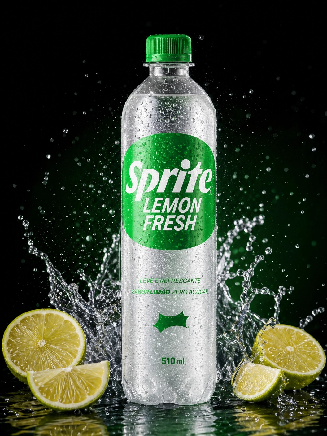 Sprite Lemon Fresh sem açúcar 510ml