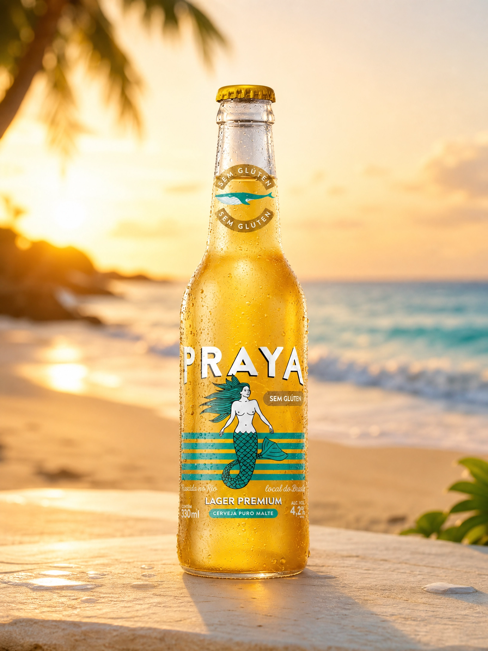 Praya Long Neck 330ml Sem Glutén