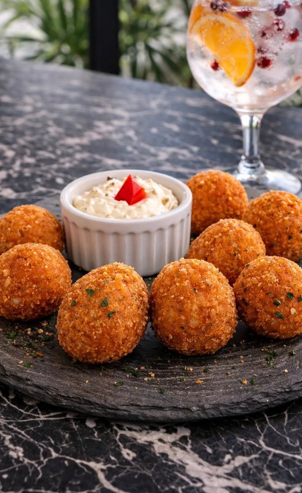 Bolinho de Salmão com Cream Cheese
